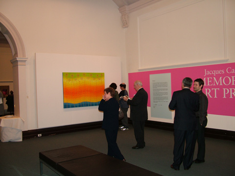 Cadry's art prize opening night