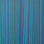 razzle dazzle geometric linear contemporary abstract painting